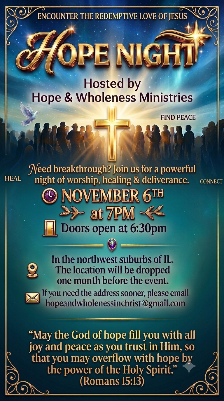 Hope Night — November 6, 2026